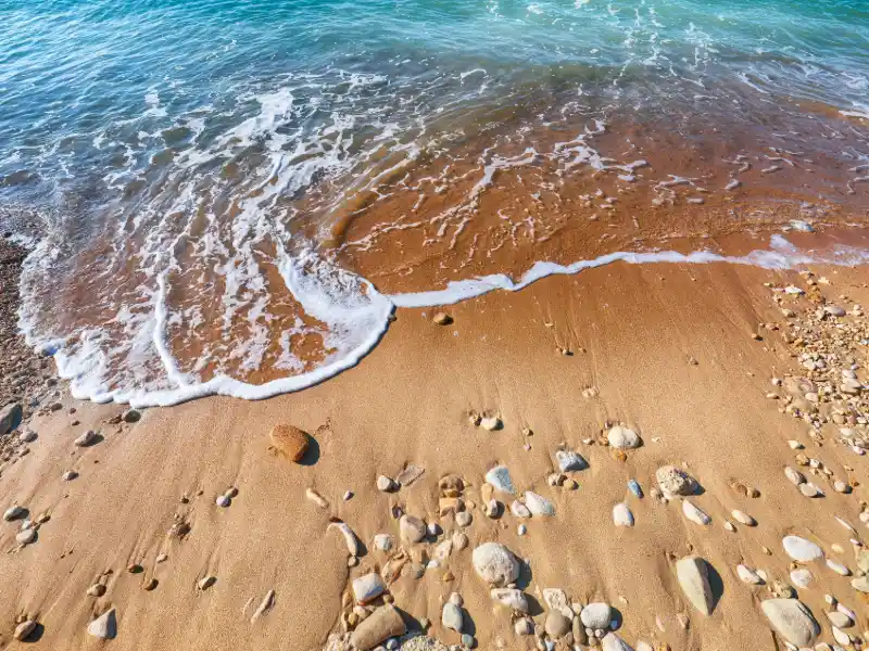 The east coast of Rhodes